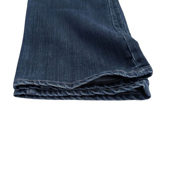 Vigoss Boot Cut Jeans Juniors Size 9 Blue Denim Rhinestone Pockets - Picture 13 of 16